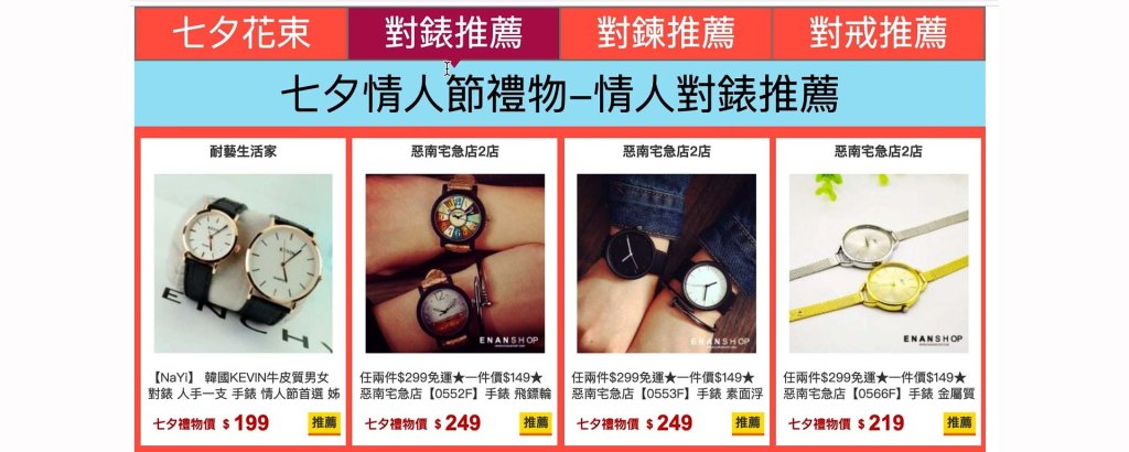 電商節慶行銷計畫表-年度檔期行事曆