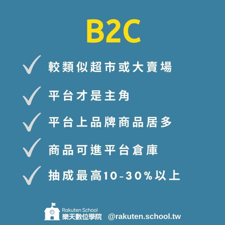 電商平台三大模式B2C