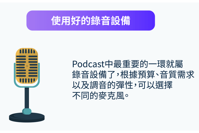 Podcast行銷：投資好的設備