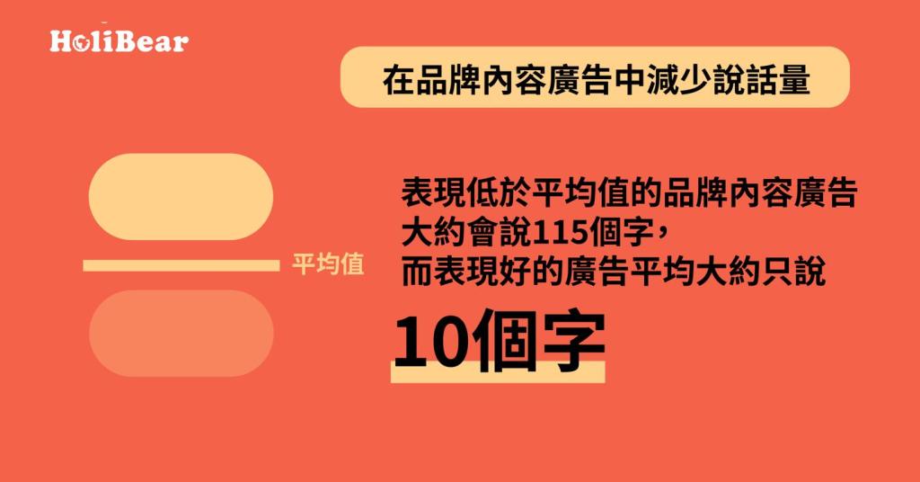 表現好的廣告大約只說10個字
