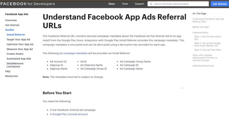 圖片來源：Facebook for Developers。