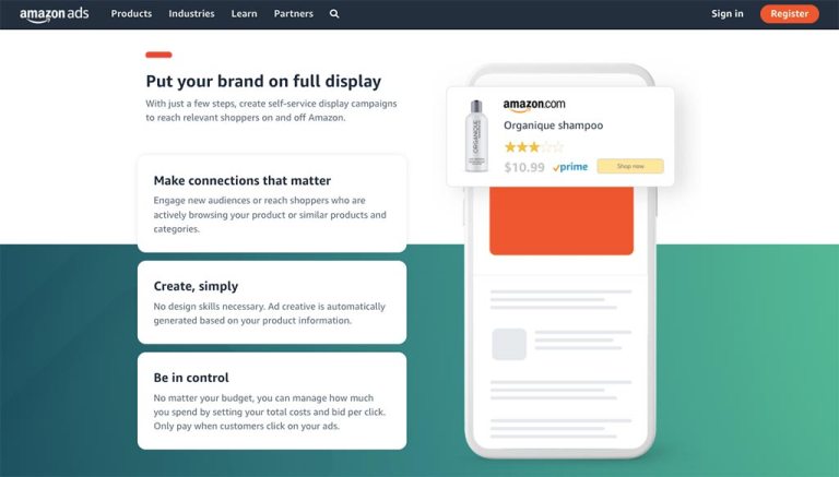 圖片來源：amazon ads。